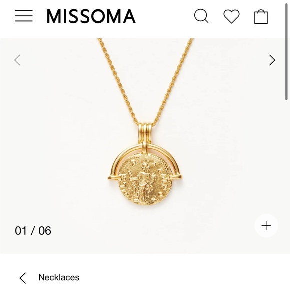 Missoma Gold Necklace - Picture 4 of 6